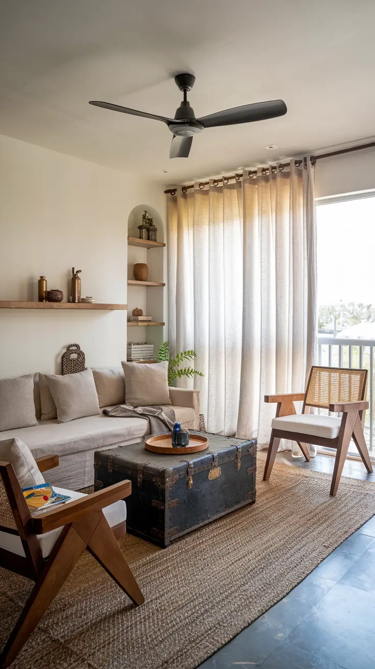 View of 62 Clever Small Sitting Room Ideas That Designers Swear By