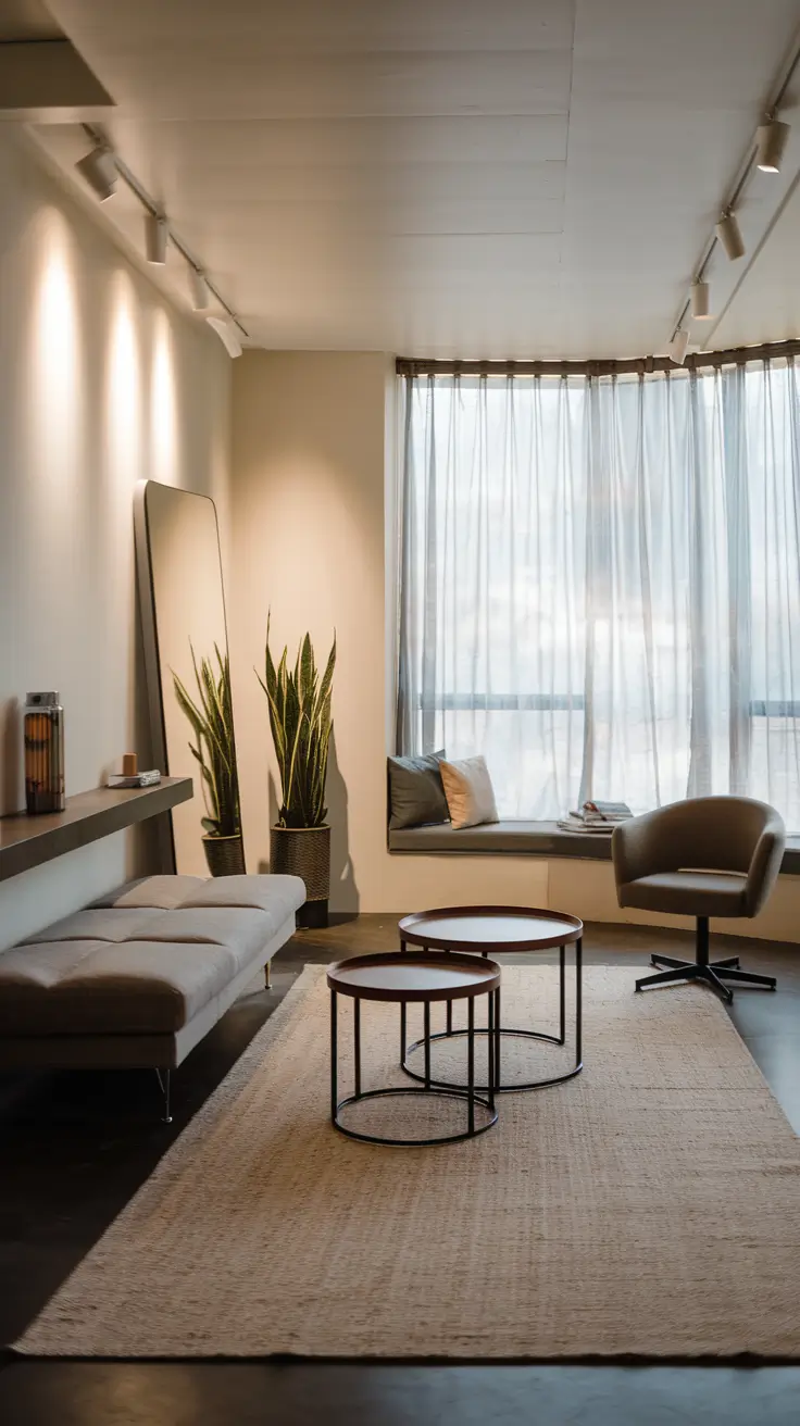 Image showcasing Smart Lobby and Living Room Partition Ideas for Small Homes