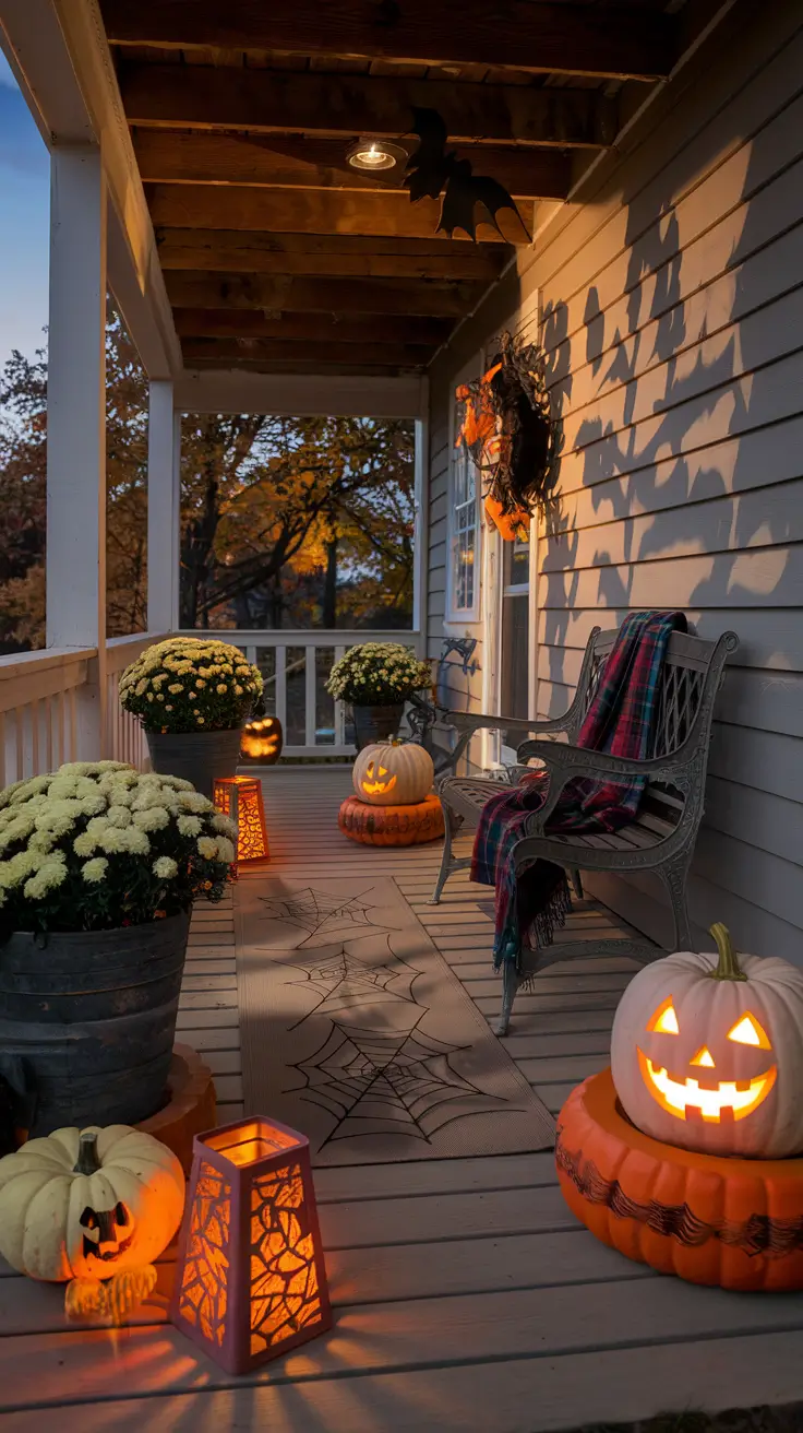 24 Halloween Front Porch Decor Ideas 2025: Spooky, DIY and Farmhouse Inspiration