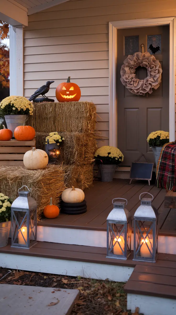 24 Halloween Front Porch Decor Ideas 2025: Spooky, DIY and Farmhouse Inspiration
