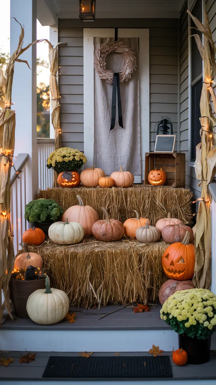 24 Halloween Front Porch Decor Ideas 2025: Spooky, DIY and Farmhouse Inspiration