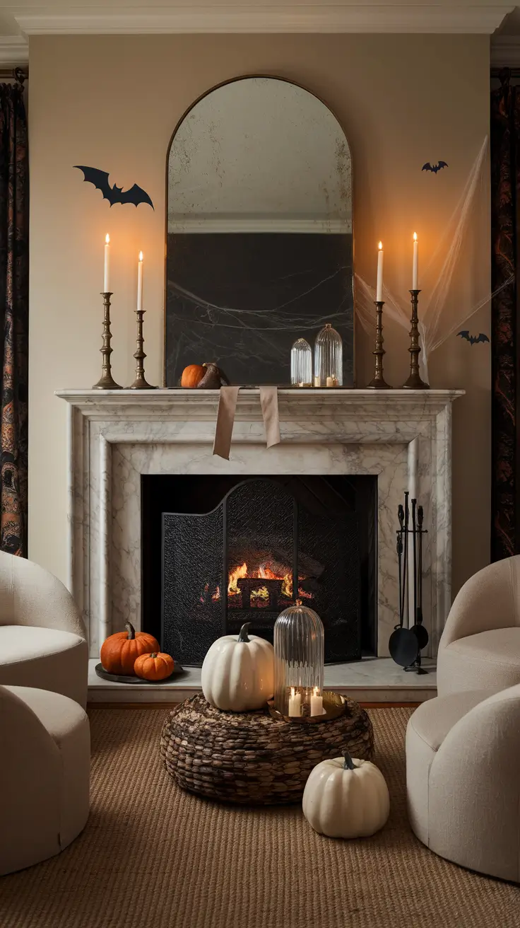 26 Halloween Mantle Ideas 2025: Stylish and Spooky Inspiration for Every Home