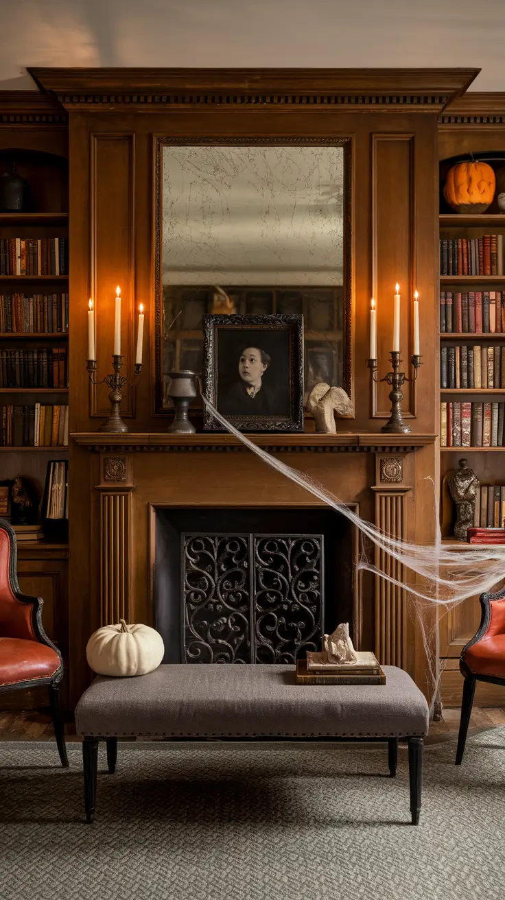 26 Halloween Mantle Ideas 2025: Stylish and Spooky Inspiration for Every Home
