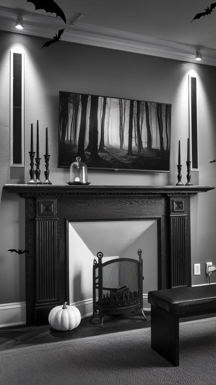 26 Halloween Mantle Ideas 2025: Stylish and Spooky Inspiration for Every Home