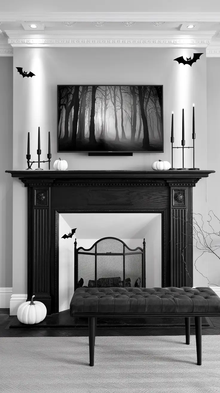 26 Halloween Mantle Ideas 2025: Stylish and Spooky Inspiration for Every Home