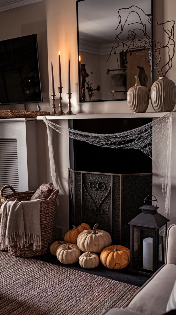 26 Halloween Mantle Ideas 2025: Stylish and Spooky Inspiration for Every Home