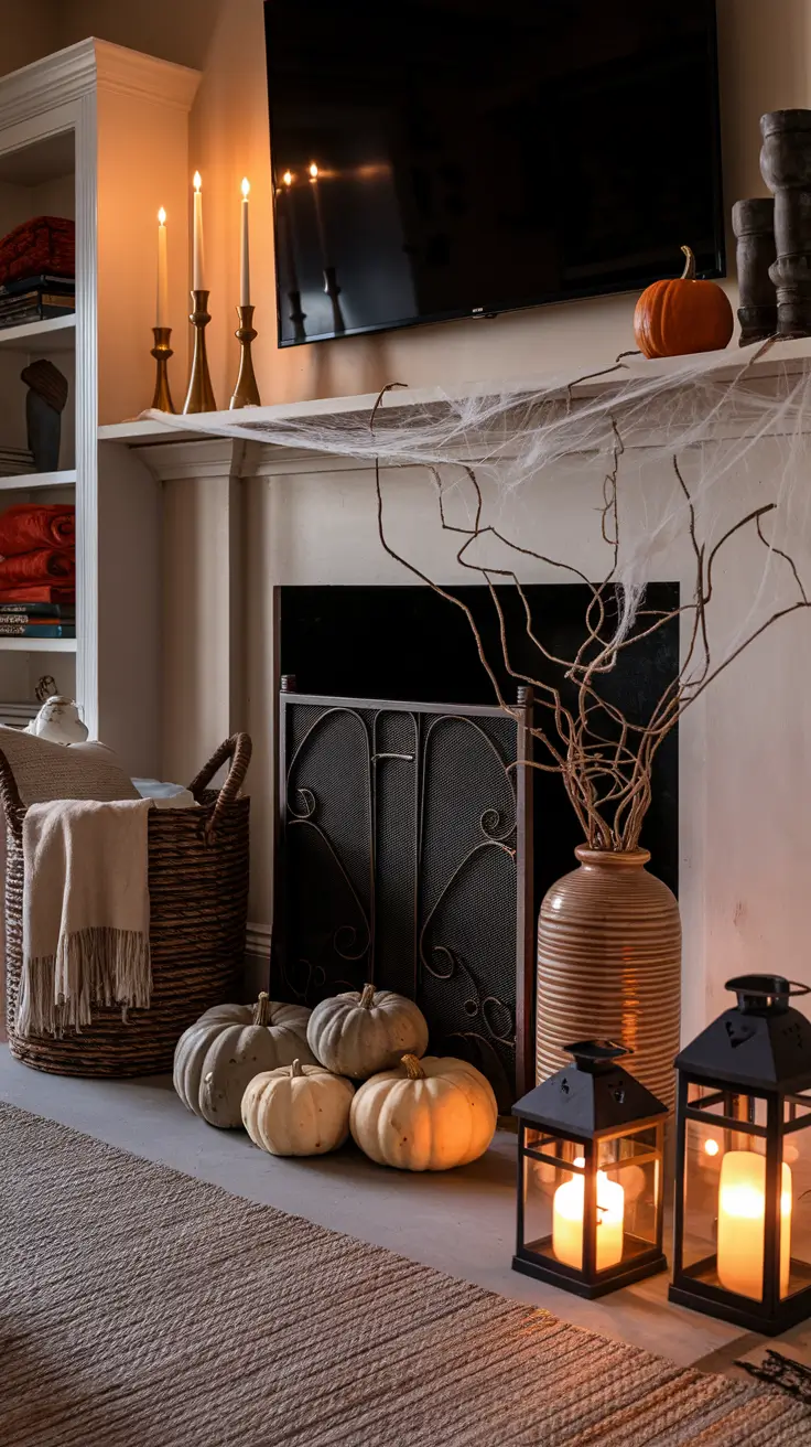 26 Halloween Mantle Ideas 2025: Stylish and Spooky Inspiration for Every Home