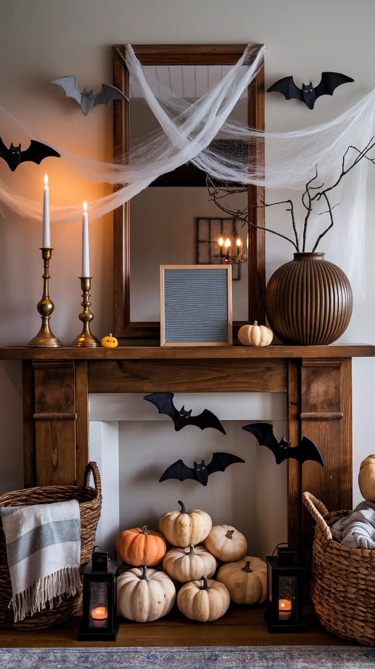 26 Halloween Mantle Ideas 2025: Stylish and Spooky Inspiration for Every Home