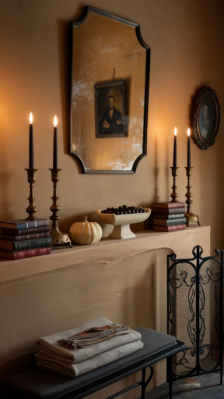 26 Halloween Mantle Ideas 2025: Stylish and Spooky Inspiration for Every Home