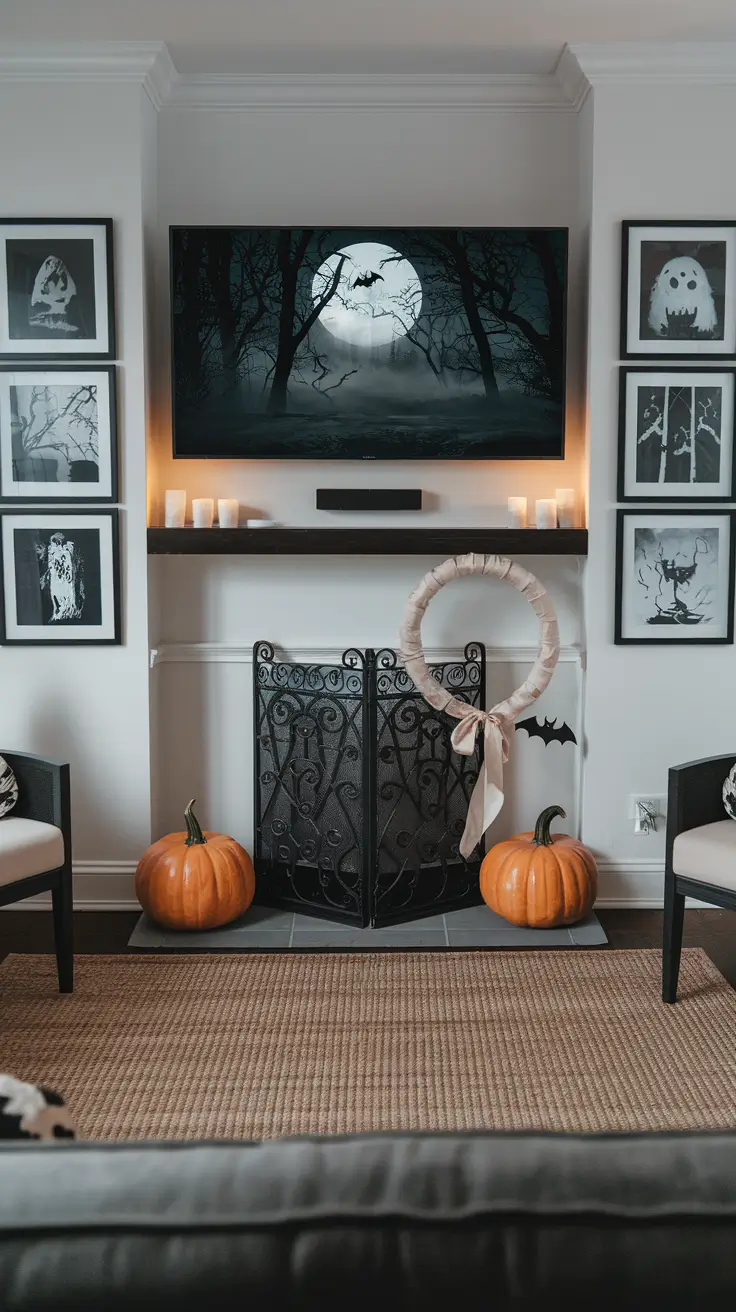 26 Halloween Mantle Ideas 2025: Stylish and Spooky Inspiration for Every Home