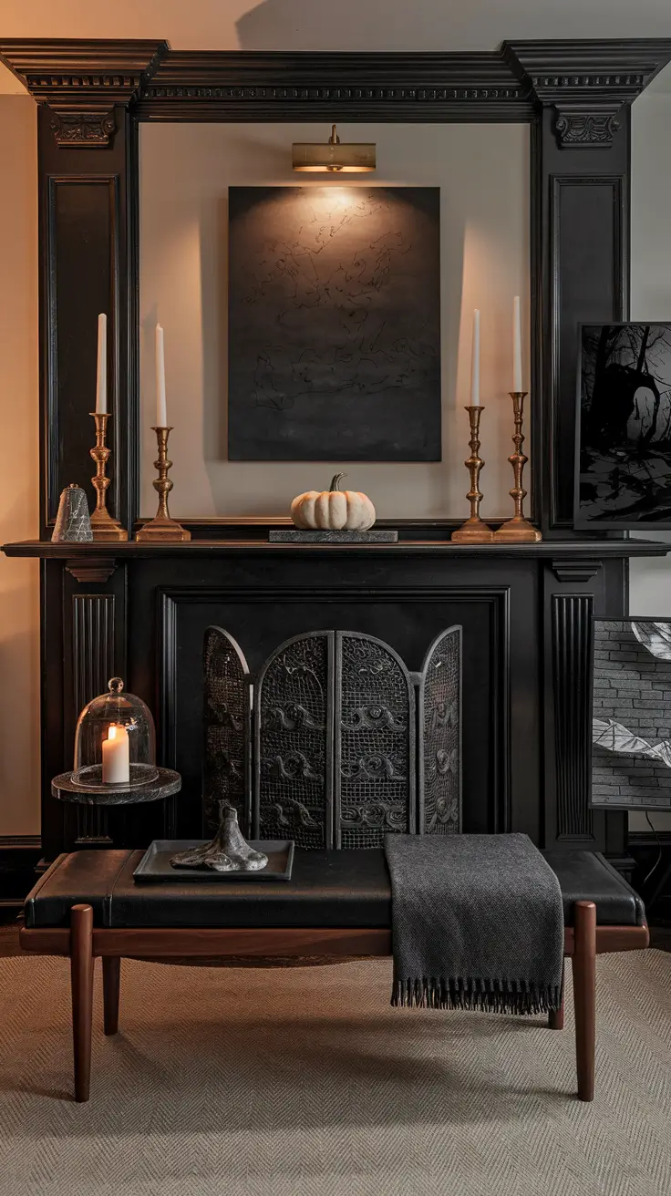 26 Halloween Mantle Ideas 2025: Stylish and Spooky Inspiration for Every Home