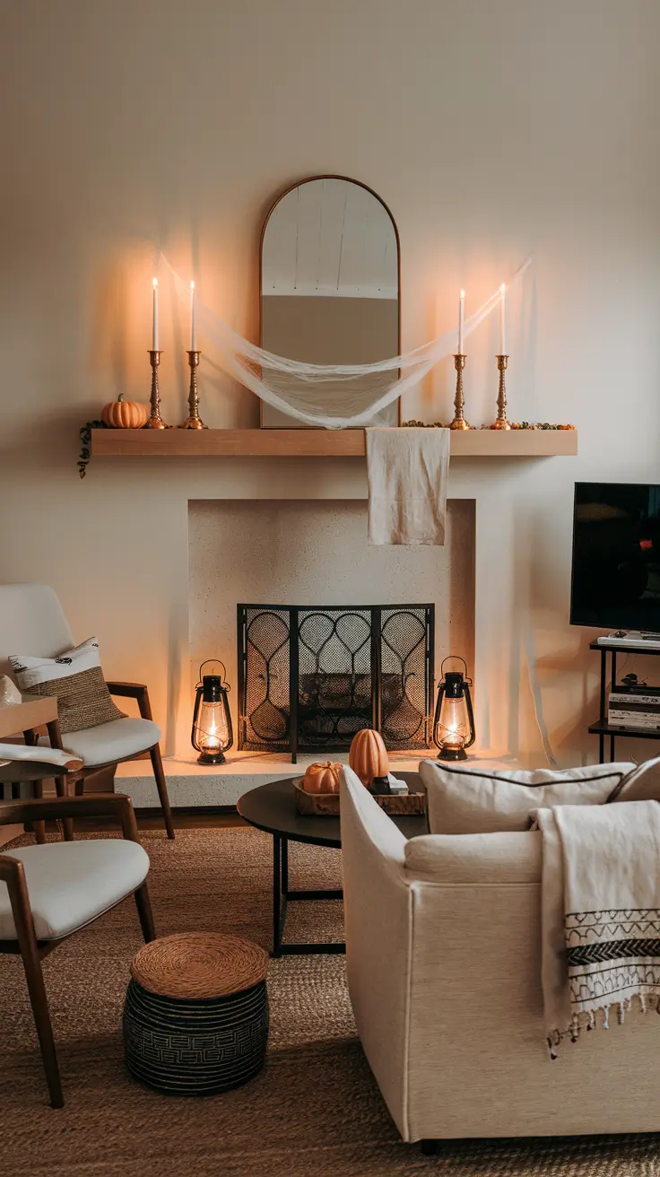 26 Halloween Mantle Ideas 2025: Stylish and Spooky Inspiration for Every Home