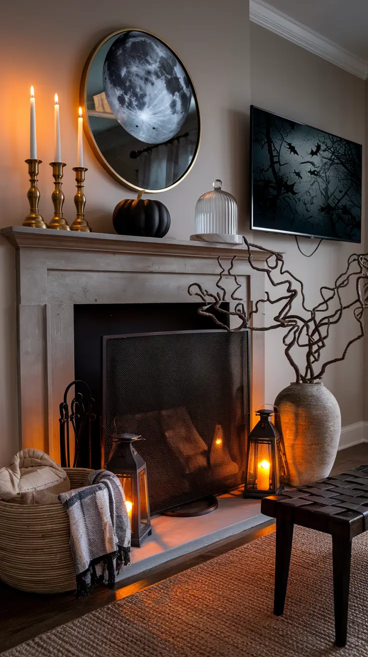 26 Halloween Mantle Ideas 2025: Stylish and Spooky Inspiration for Every Home