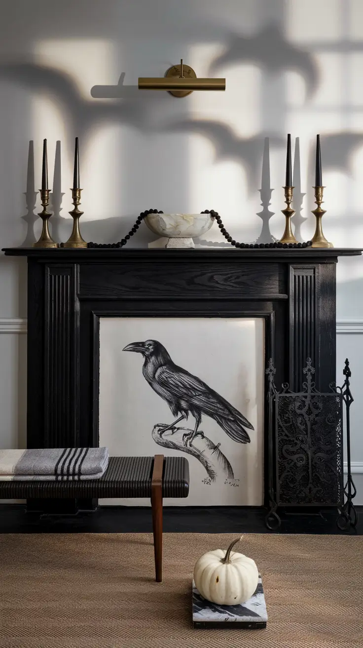 26 Halloween Mantle Ideas 2025: Stylish and Spooky Inspiration for Every Home