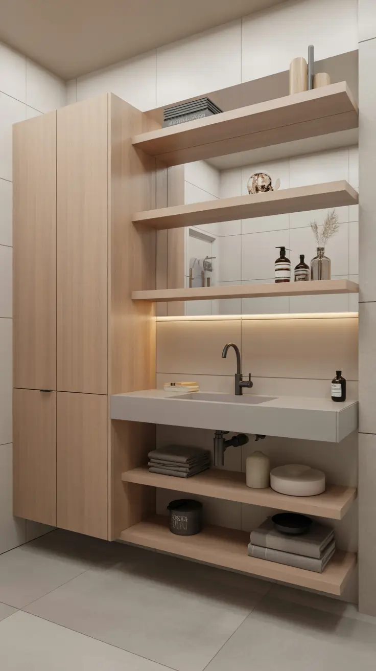 27 Bathroom Shelves Ideas 2026: Creative, Modern, Rustic and DIY Inspiration