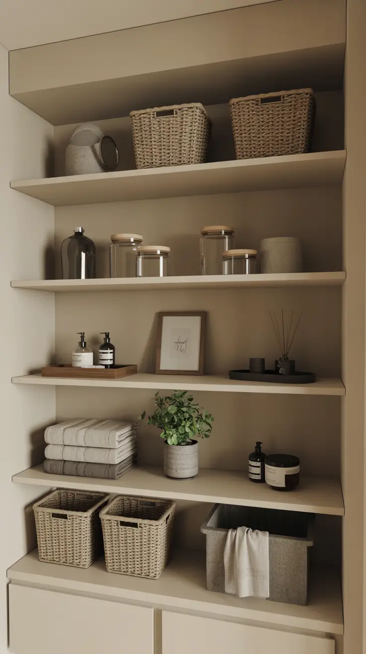27 Bathroom Shelves Ideas 2026: Creative, Modern, Rustic and DIY Inspiration