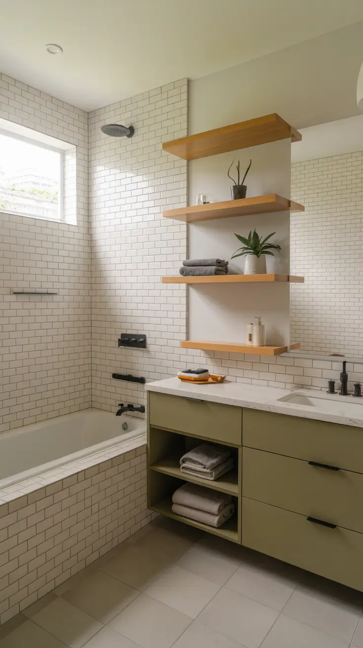 27 Bathroom Shelves Ideas 2026: Creative, Modern, Rustic and DIY Inspiration