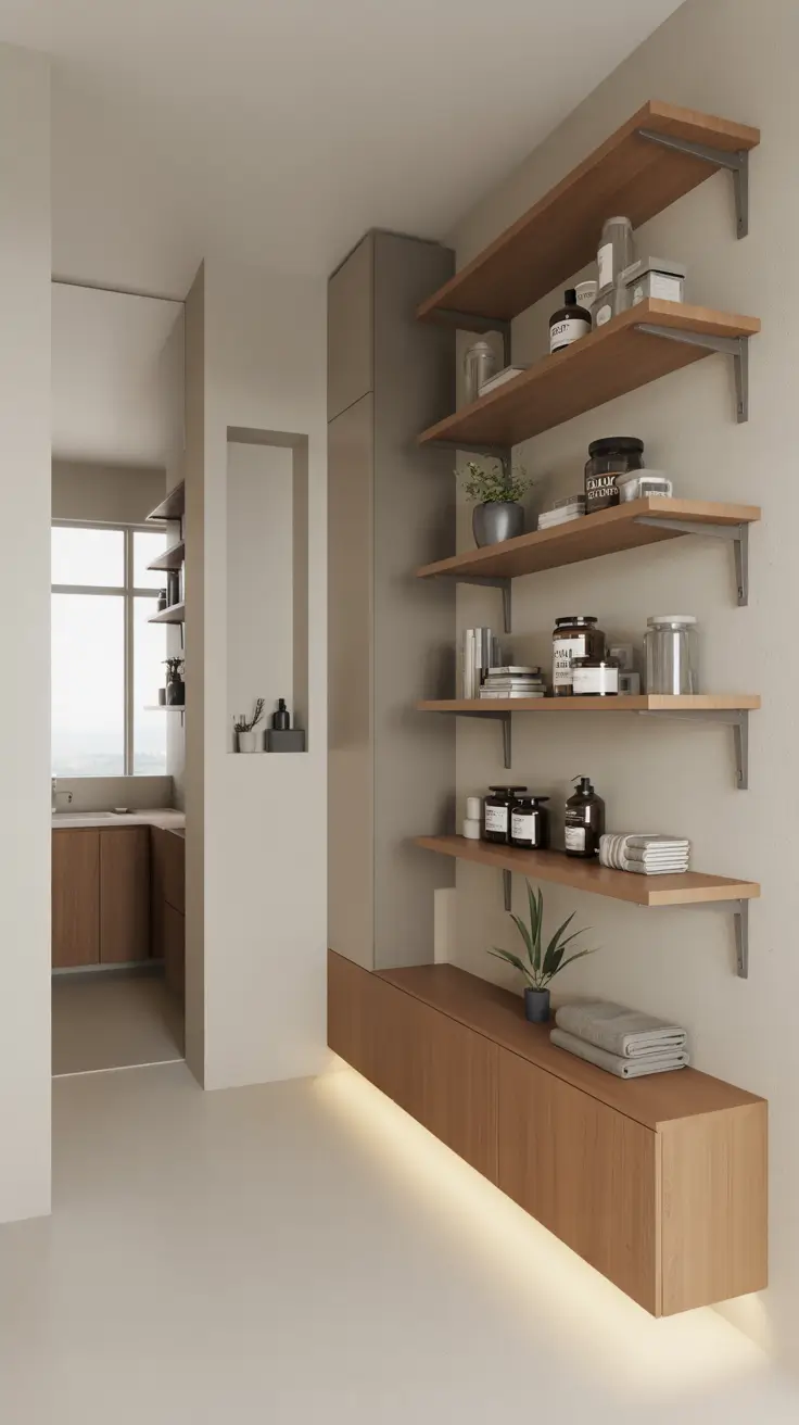 27 Bathroom Shelves Ideas 2026: Creative, Modern, Rustic and DIY Inspiration