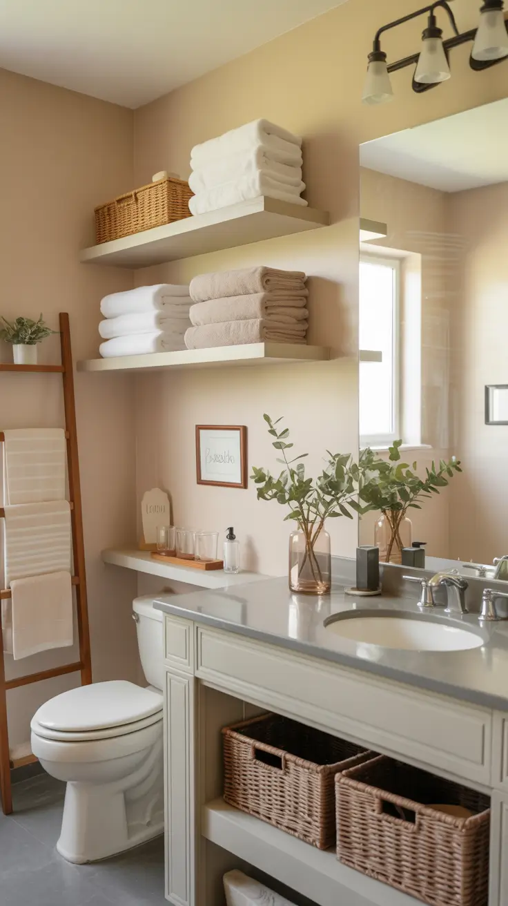 27 Bathroom Shelves Ideas 2026: Creative, Modern, Rustic and DIY Inspiration