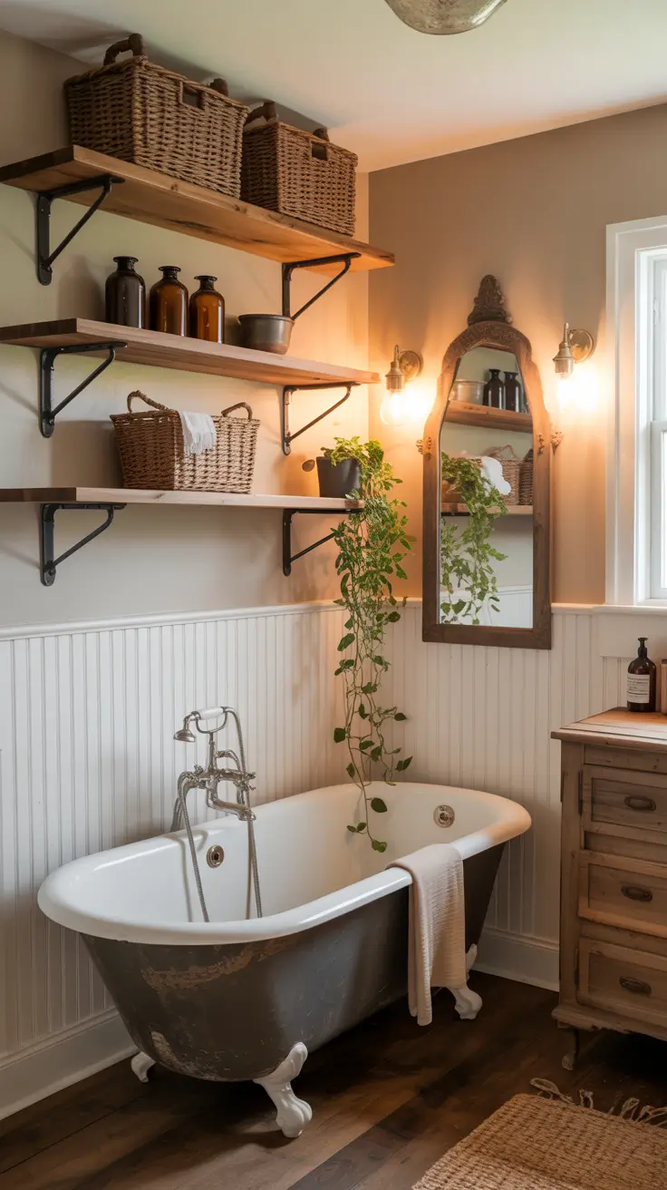 27 Bathroom Shelves Ideas 2026: Creative, Modern, Rustic and DIY Inspiration