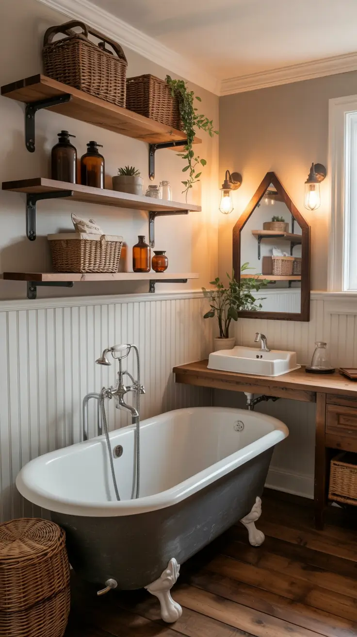 27 Bathroom Shelves Ideas 2026: Creative, Modern, Rustic and DIY Inspiration
