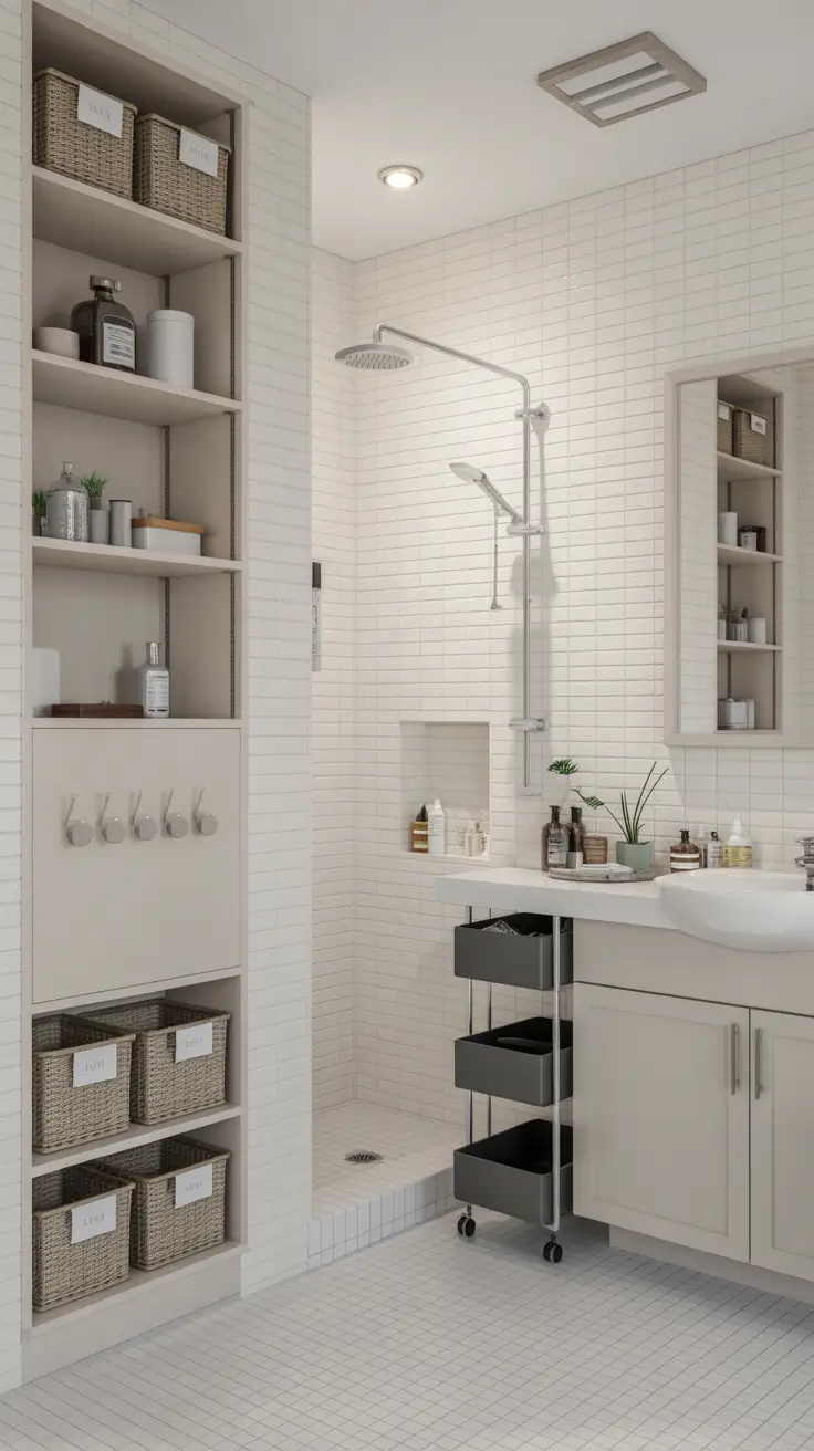 27 Bathroom Shelves Ideas 2026: Creative, Modern, Rustic and DIY Inspiration