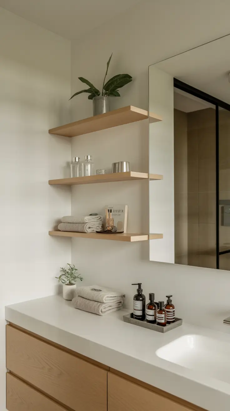27 Bathroom Shelves Ideas 2026: Creative, Modern, Rustic and DIY Inspiration