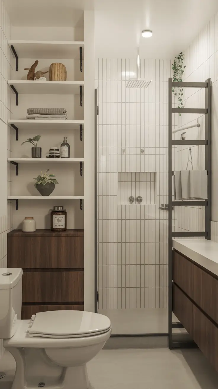 27 Bathroom Shelves Ideas 2026: Creative, Modern, Rustic and DIY Inspiration