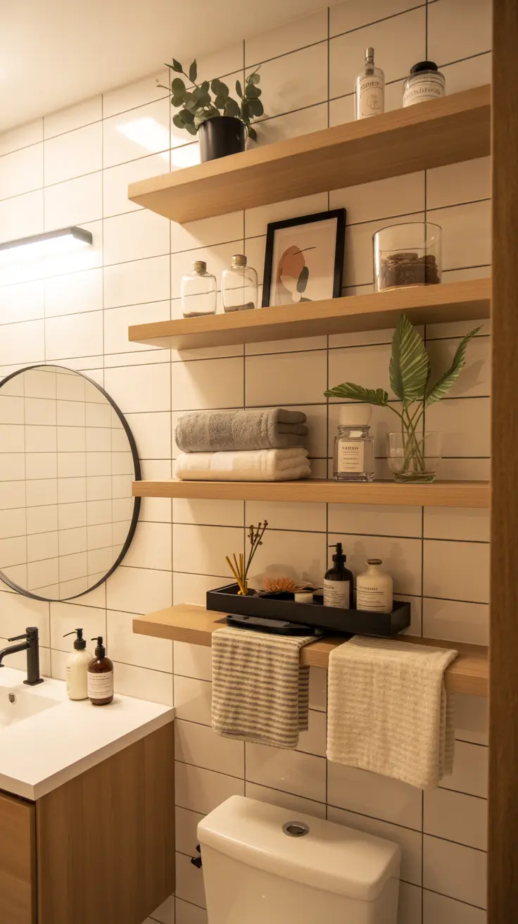 27 Bathroom Shelves Ideas 2026: Creative, Modern, Rustic and DIY Inspiration