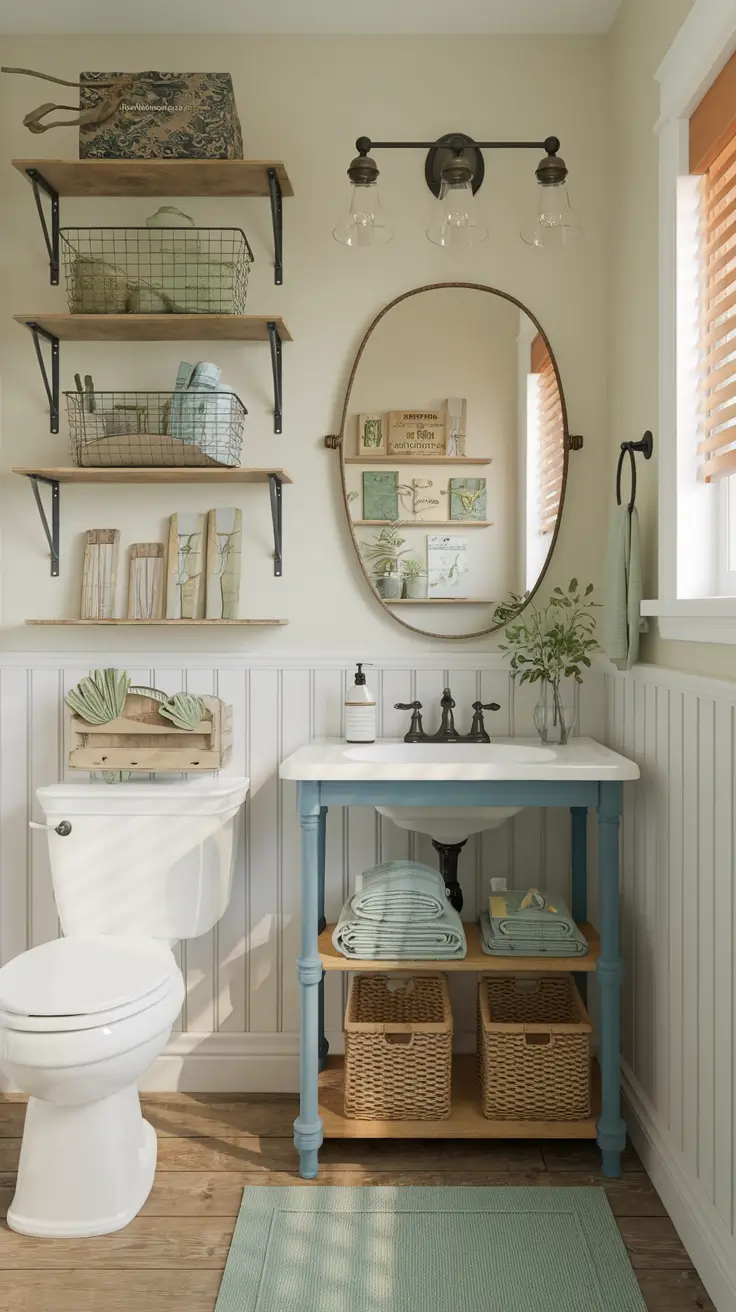 28 Bathroom Wall Decor Ideas 2026: Modern, Rustic, Farmhouse and Unique Styles