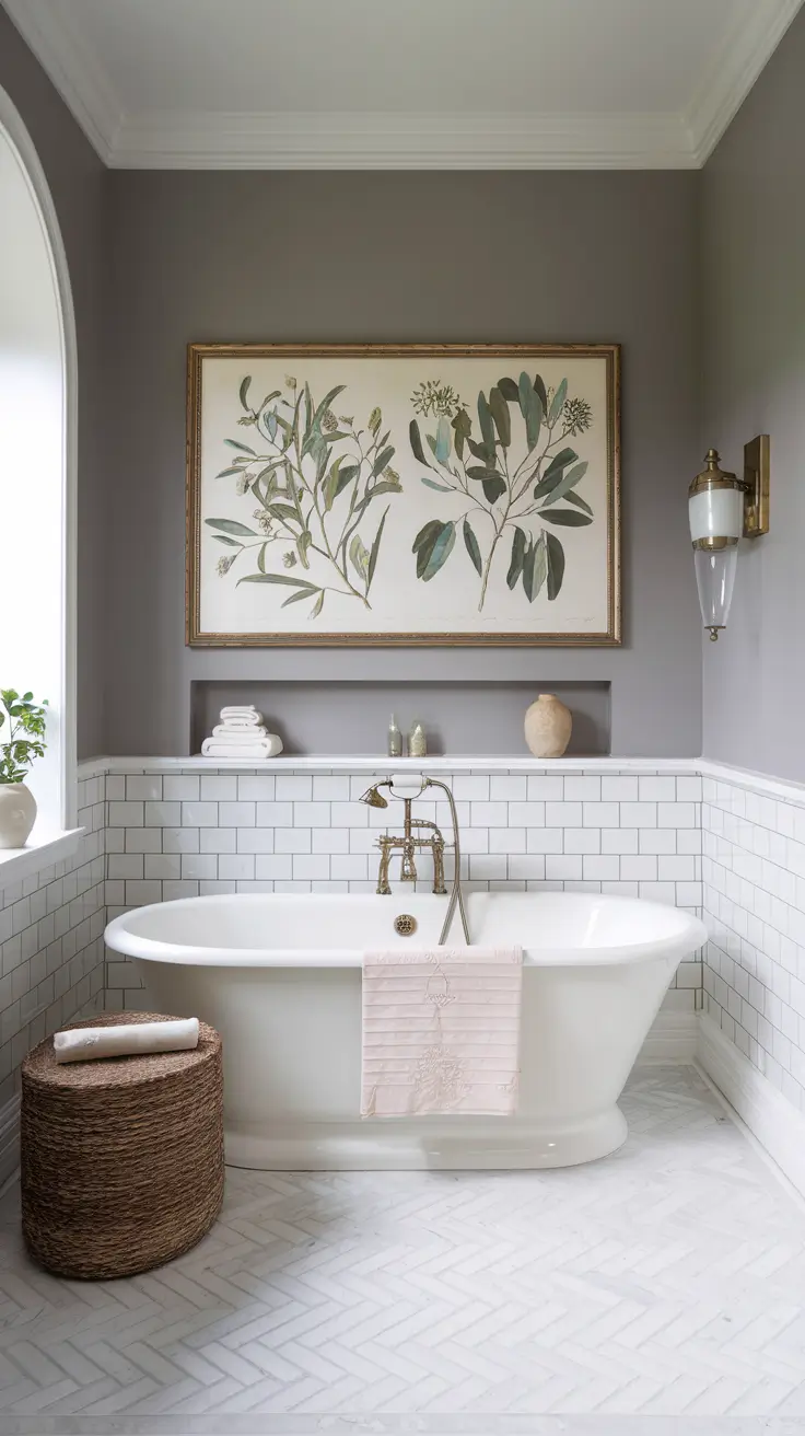 28 Bathroom Wall Decor Ideas 2026: Modern, Rustic, Farmhouse and Unique Styles