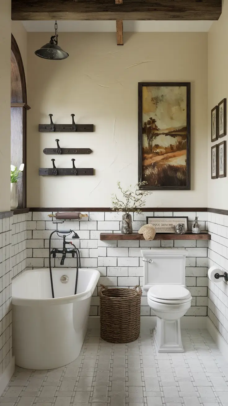 28 Bathroom Wall Decor Ideas 2026: Modern, Rustic, Farmhouse and Unique Styles