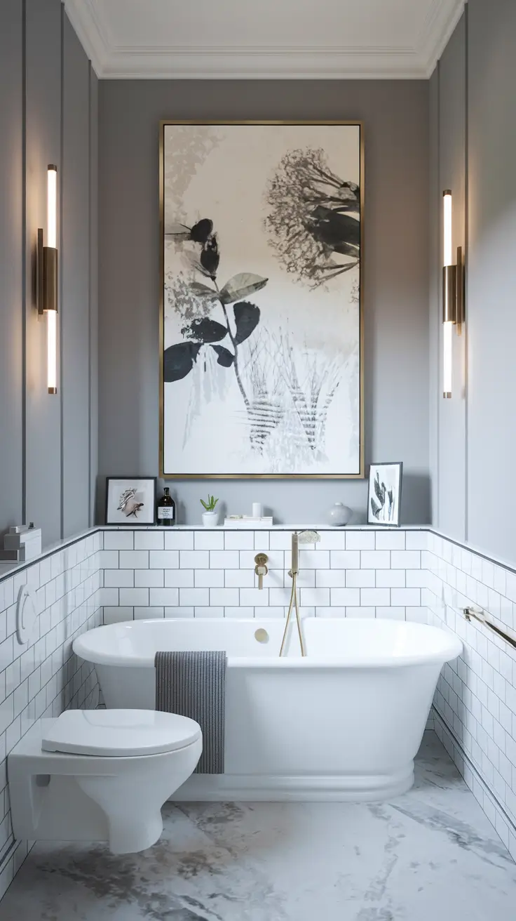 28 Bathroom Wall Decor Ideas 2026: Modern, Rustic, Farmhouse and Unique Styles