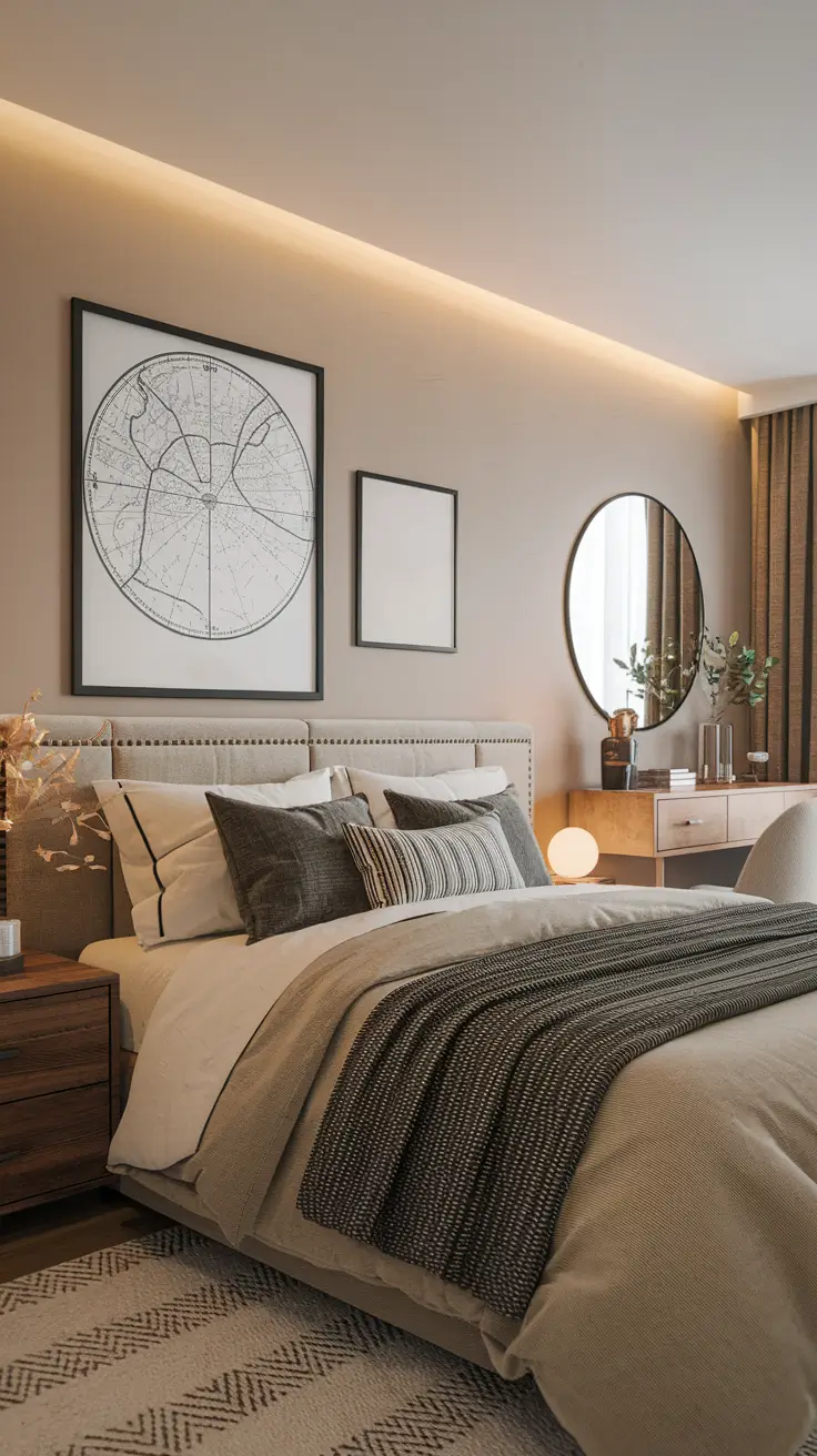 32 Bedroom Wall Decor Ideas 2026 - Bed Modern and Cozy Designs