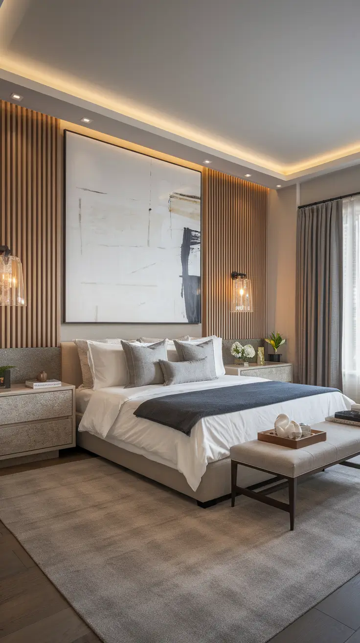 32 Bedroom Wall Decor Ideas 2026 - Bed Modern and Cozy Designs