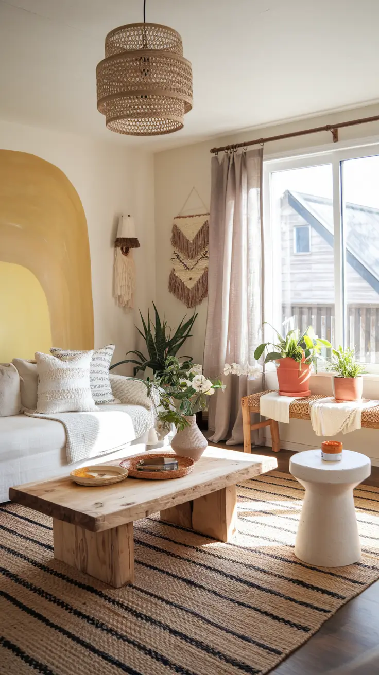 36 Boho Living Room Ideas 2026: Cozy and Modern Inspirations