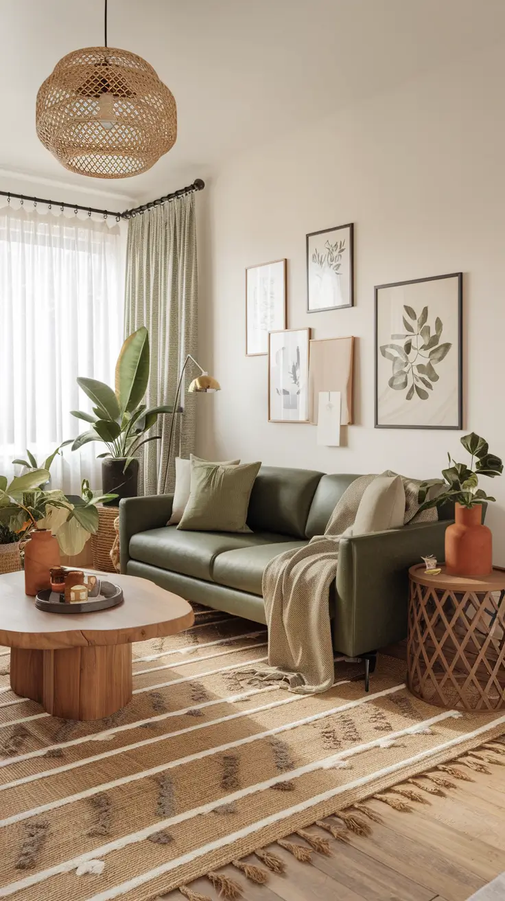 36 Boho Living Room Ideas 2026: Cozy and Modern Inspirations