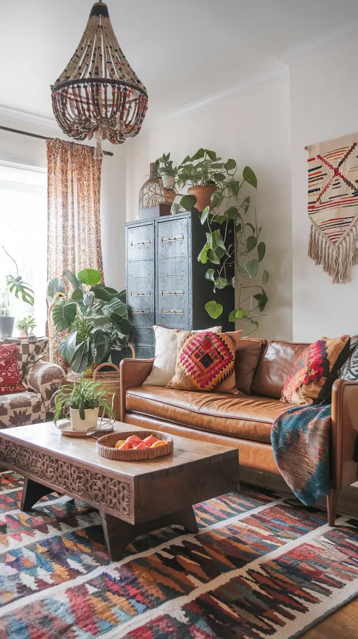 36 Boho Living Room Ideas 2026: Cozy and Modern Inspirations