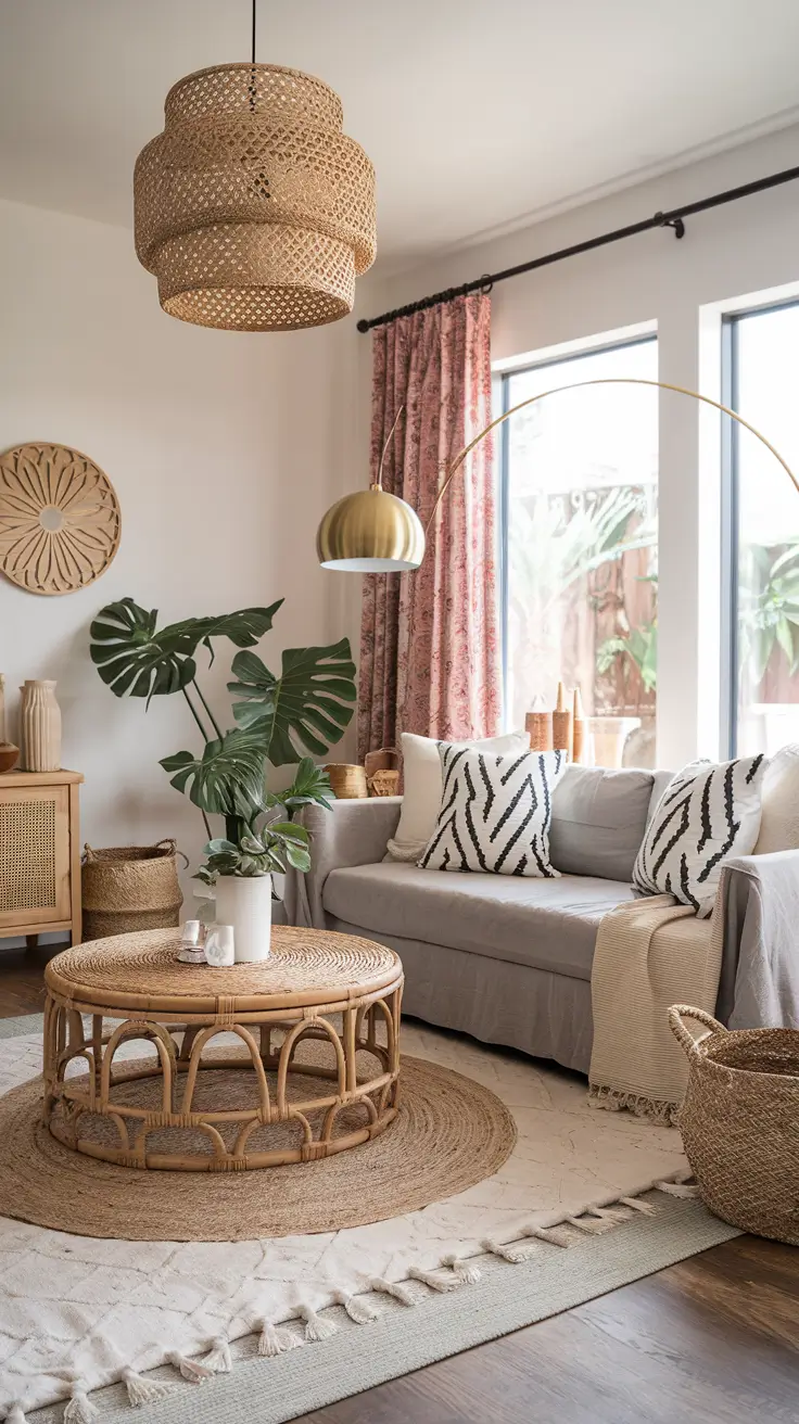 36 Boho Living Room Ideas 2026: Cozy and Modern Inspirations