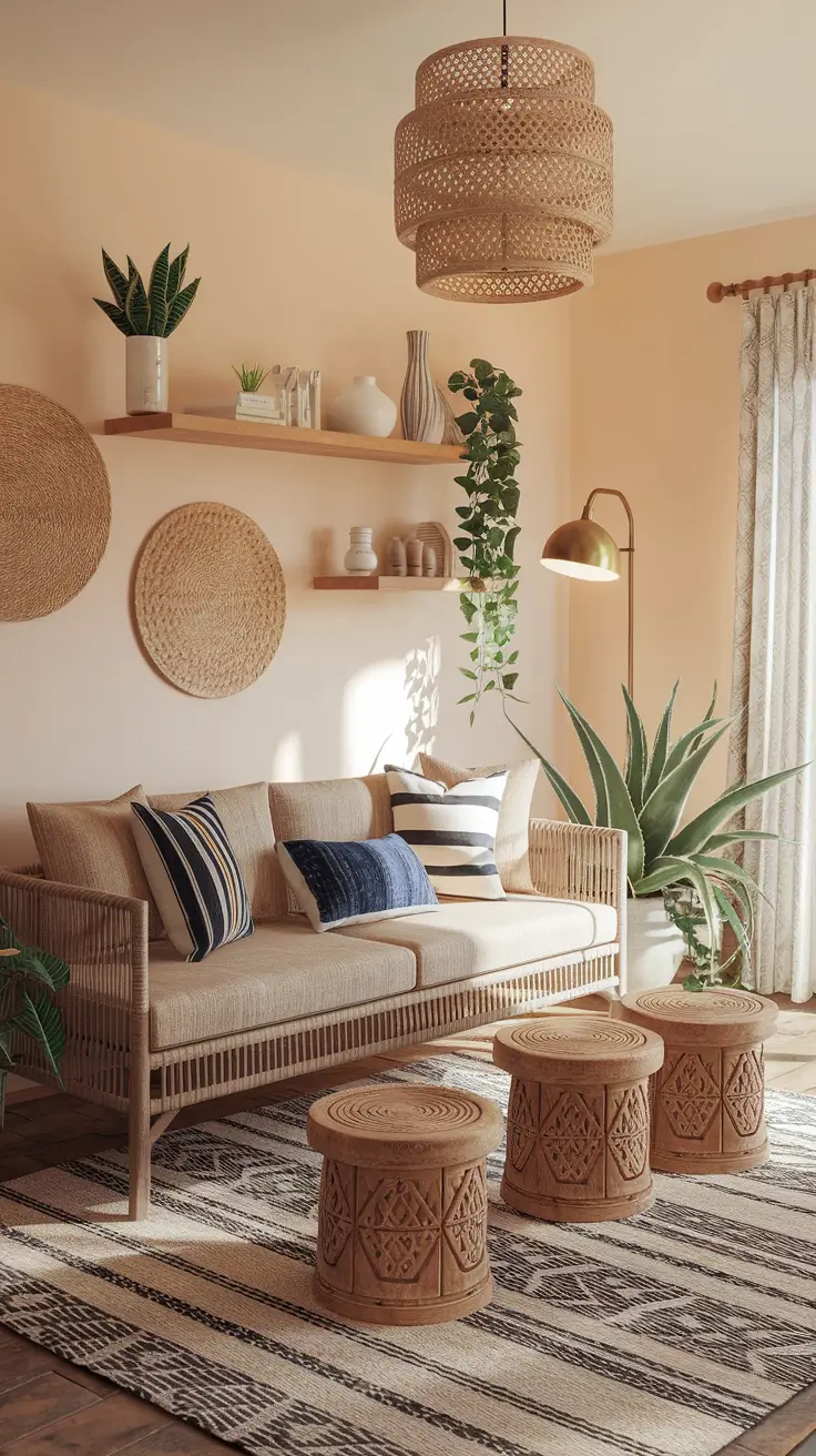 36 Boho Living Room Ideas 2026: Cozy and Modern Inspirations