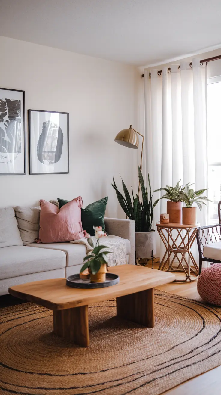 36 Boho Living Room Ideas 2026: Cozy and Modern Inspirations