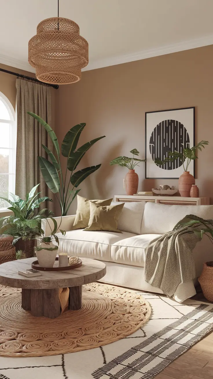 36 Boho Living Room Ideas 2026: Cozy and Modern Inspirations