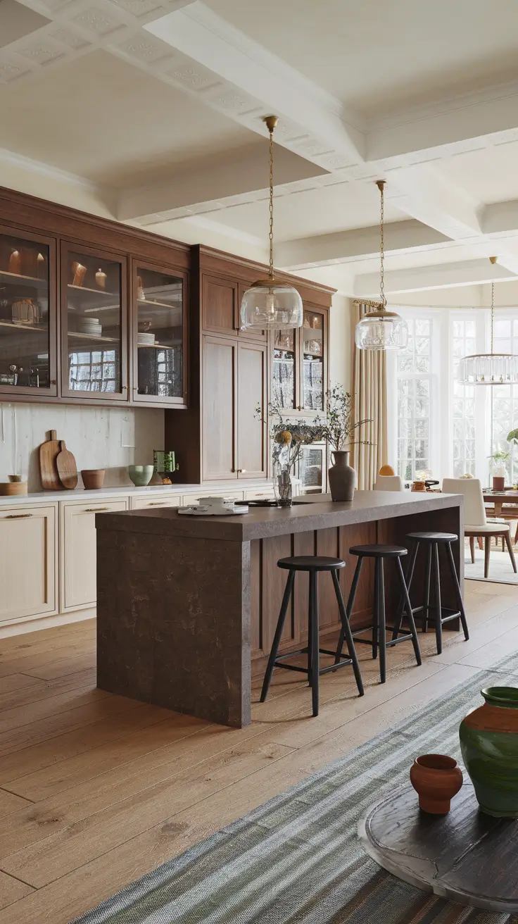 25 Brown Kitchen Ideas 2026 - Modern White and Dark Decor Inspiration