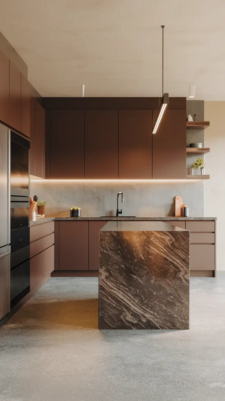 25 Brown Kitchen Ideas 2026 - Modern White and Dark Decor Inspiration