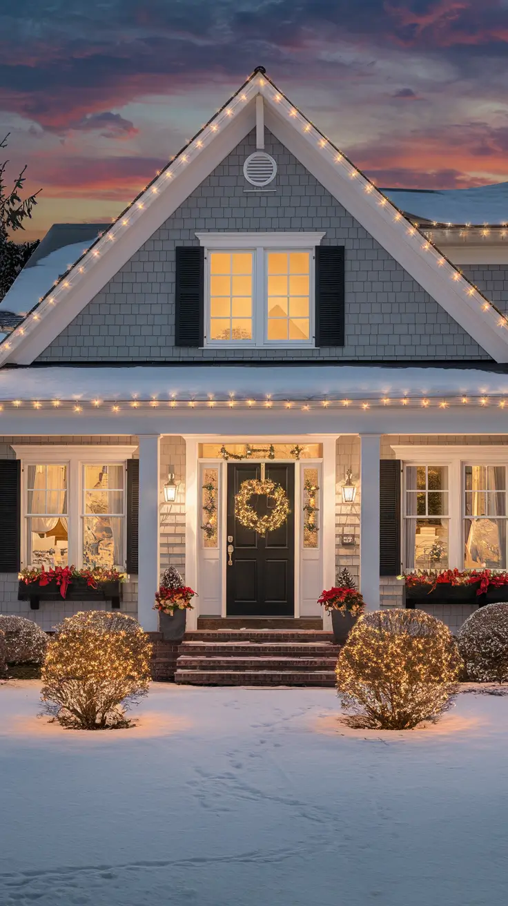 21 Christmas Lights on House Exterior Ideas 2025 for Every Style Home