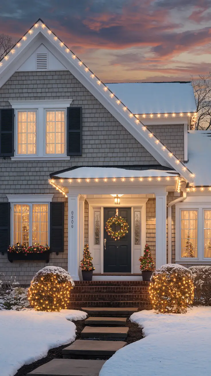 21 Christmas Lights on House Exterior Ideas 2025 for Every Style Home