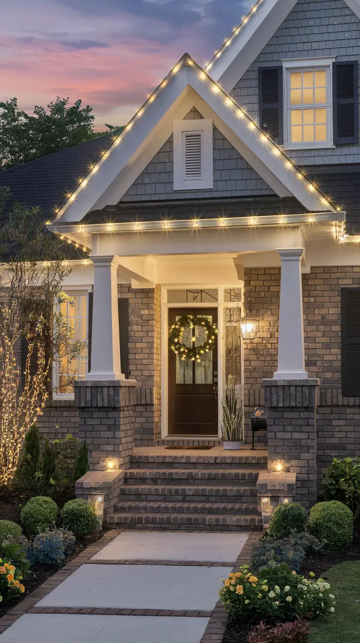 21 Christmas Lights on House Exterior Ideas 2025 for Every Style Home