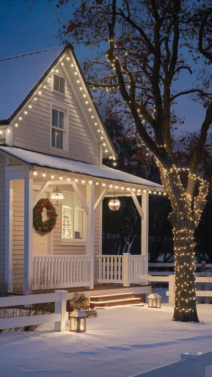 21 Christmas Lights on House Exterior Ideas 2025 for Every Style Home