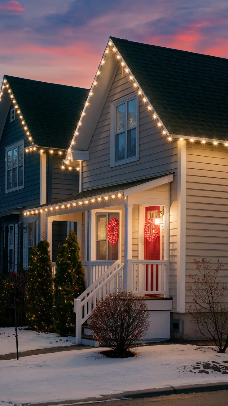 21 Christmas Lights on House Exterior Ideas 2025 for Every Style Home