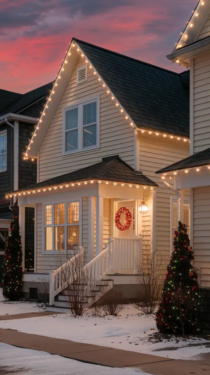 21 Christmas Lights on House Exterior Ideas 2025 for Every Style Home